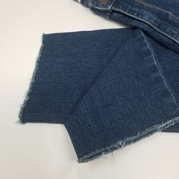 Old Navy Siper Skinny Mid Rise Raw Hem Jean. Size 10. - Picture 9 of 16